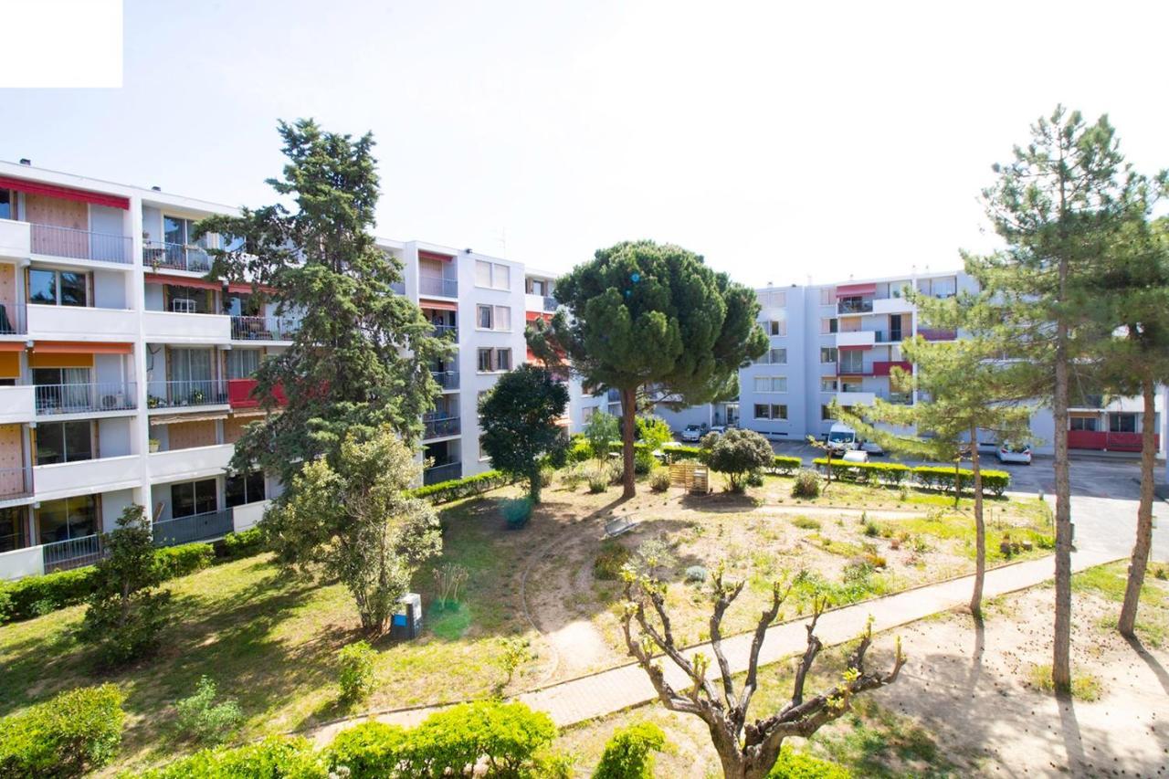 005- Appartement 6 Chambres, Tramway, Parking,Clim Montpellier Kültér fotó