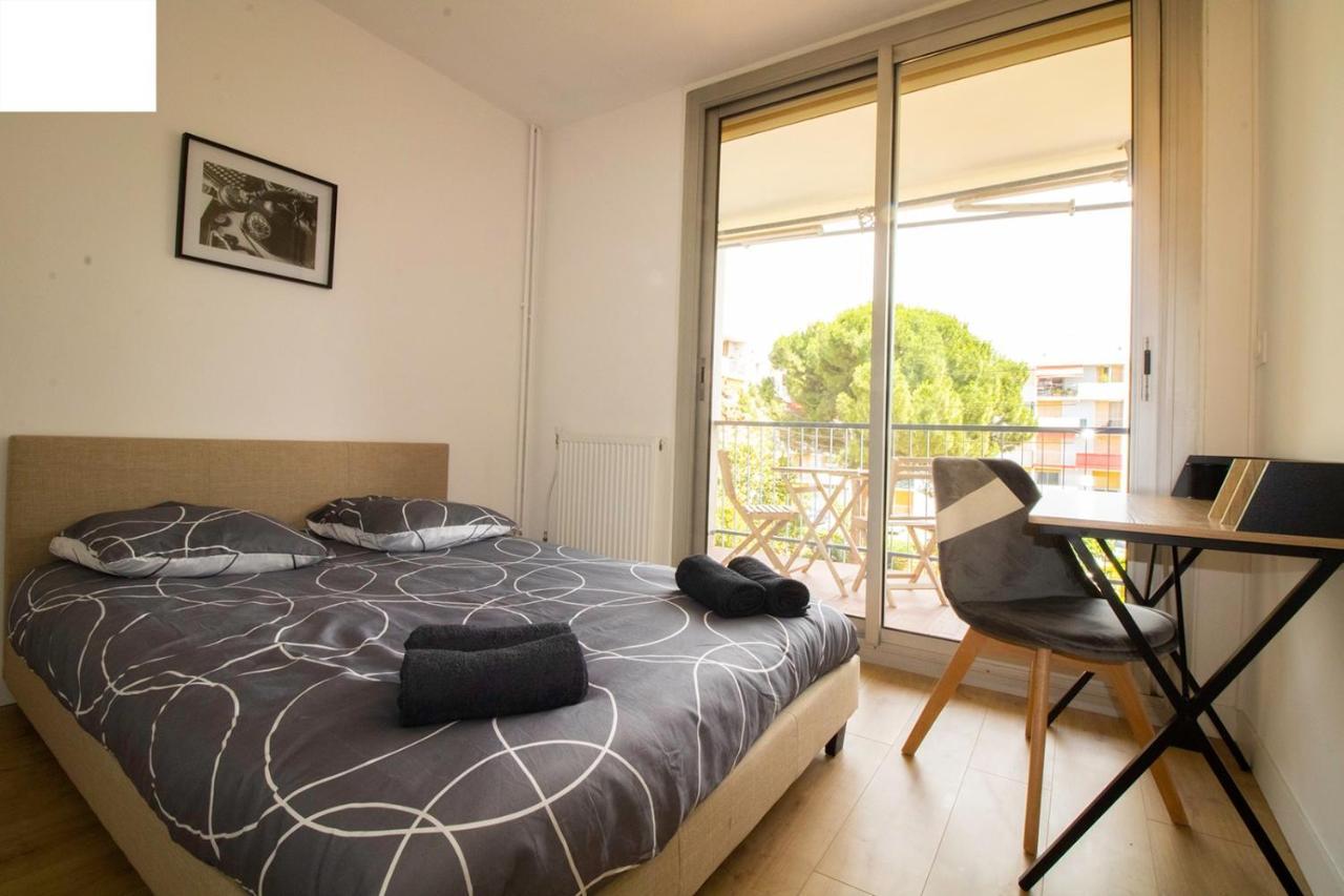 005- Appartement 6 Chambres, Tramway, Parking,Clim Montpellier Kültér fotó